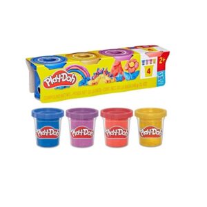 Hasbro Play-Doh 4 Πλαστοζυμαράκια Πλαστελίνης Compound G1737