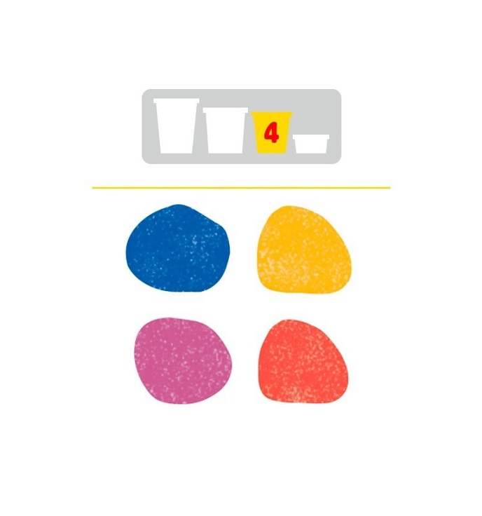 Hasbro Play-Doh 4 Πλαστοζυμαράκια Πλαστελίνης Compound G1737 - Image 4