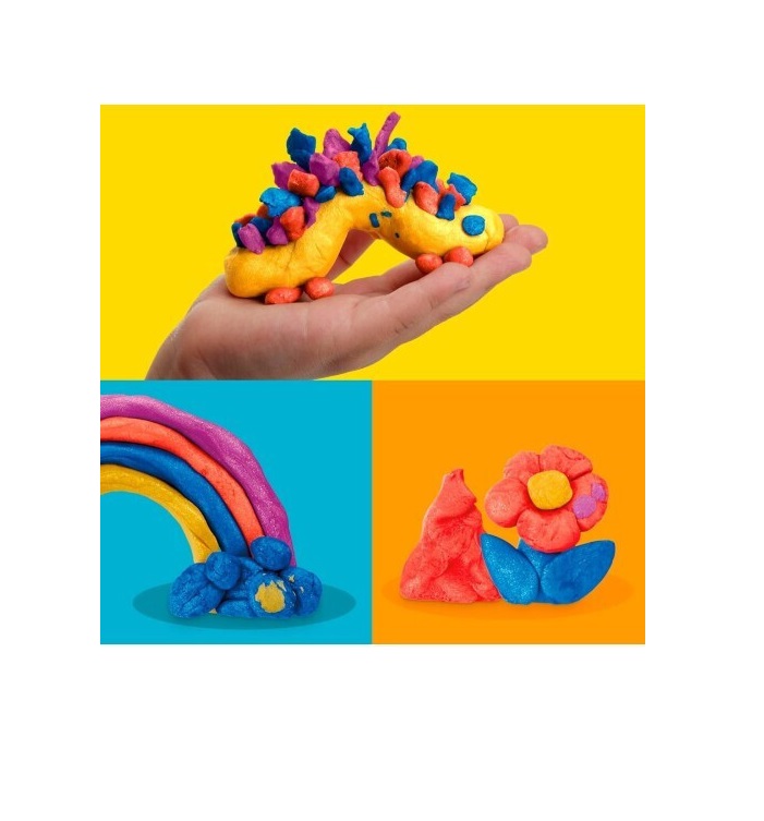 Hasbro Play-Doh 4 Πλαστοζυμαράκια Πλαστελίνης Compound G1737 - Image 6