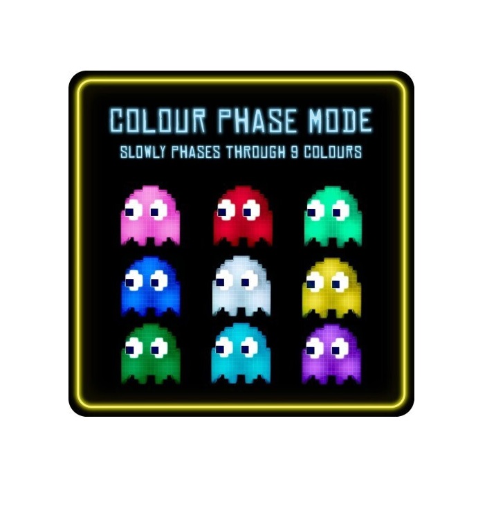 Paladone Παιδικό Διακοσμητικό Φωτιστικό Pac-Man Ghost με Εναλλαγές Χρωματισμών PP4336PMTX - Image 9