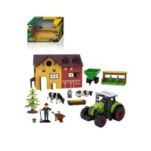 Σετ Φάρμας Με Τρακτέρ, Αχυρώνα, Αξεσουάρ Και Ήχο 12Τμχ Σ6 43X31X26Εκ   0149831