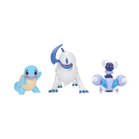Pokemon Σετ με 3 Φιγούρες Μάχης Squirtle, Skorupi & Absol PKW4096 - Image 2