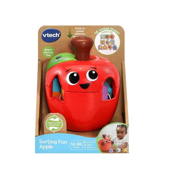 VTech Εκπαιδευτικό Παιχνίδι Διασκεδαστικό Μήλο Με Σχήματα VTE56460