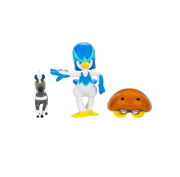 Pokemon Σετ με 3 Φιγούρες Μάχης Blitzle, Kabuto & Quaxwell PKW4094 - Image 2