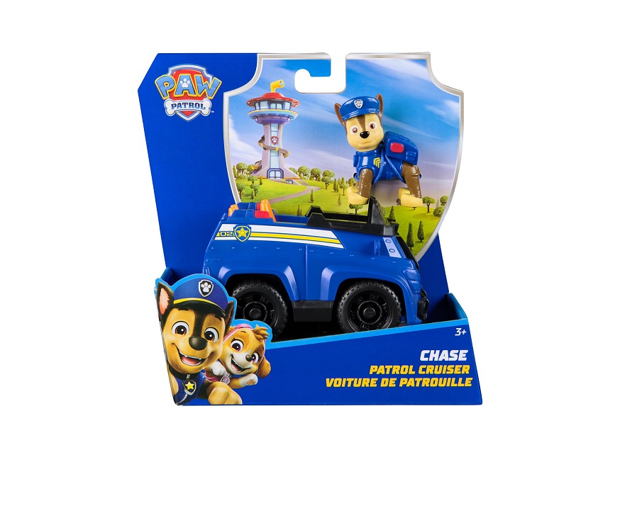 Spin Master Παιχνίδι Μινιατούρα Paw Patrol Chase Patrol Cruiser Vehicle Pup 6071210