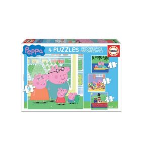 Παζλ PROGRESSIVE PUZZLES 6-9-12-16 PEPPA PIG 20325