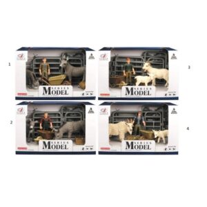 Σετ Φάρμας Με Αγρότη, Ζωάκια & Αξεσουάρ 4 Σχέδια MKR309680