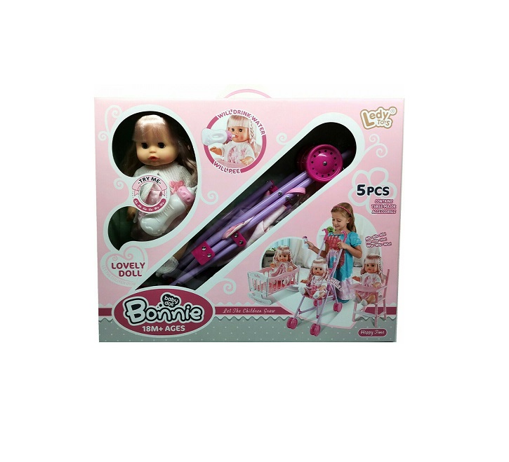 Μωρό που τραγουδάει με καρότσι, κρεβάτι και καρεκλάκι  008.69011A