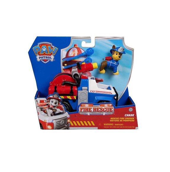 Spin Master Paw Patrol: Fire Rescue – Chase Rescue Fire Cruiser Vehicle (20151503)
