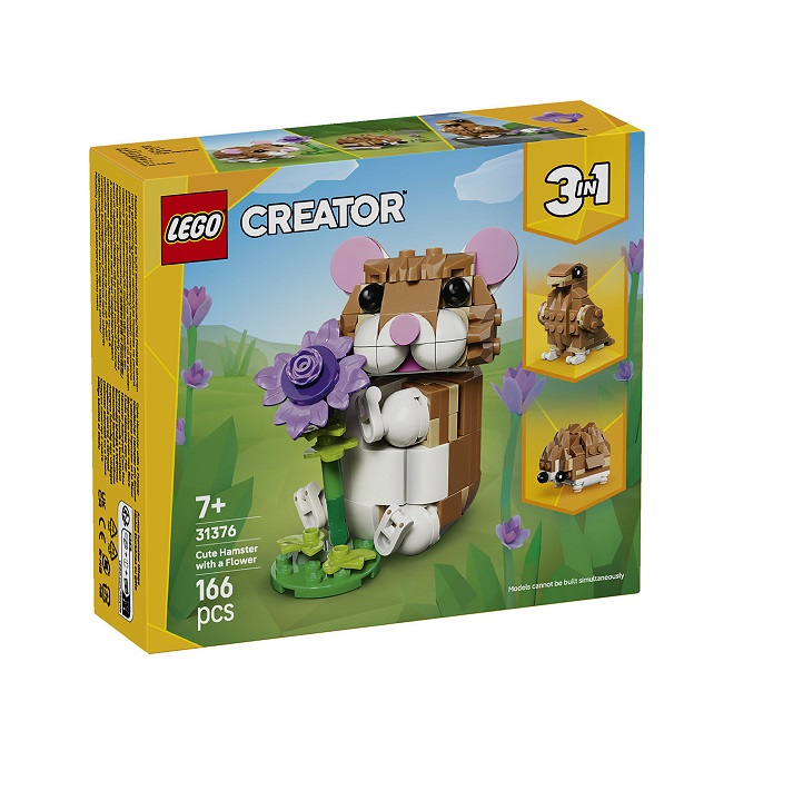 LEGO Creator 3in1 Cute Hamster With A Flower 31376
