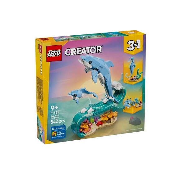 LEGO Creator 3in1 Sea Animals: Beautiful Dolphins (31385)