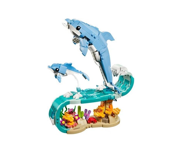 LEGO Creator 3in1 Sea Animals: Beautiful Dolphins (31385) - Image 2