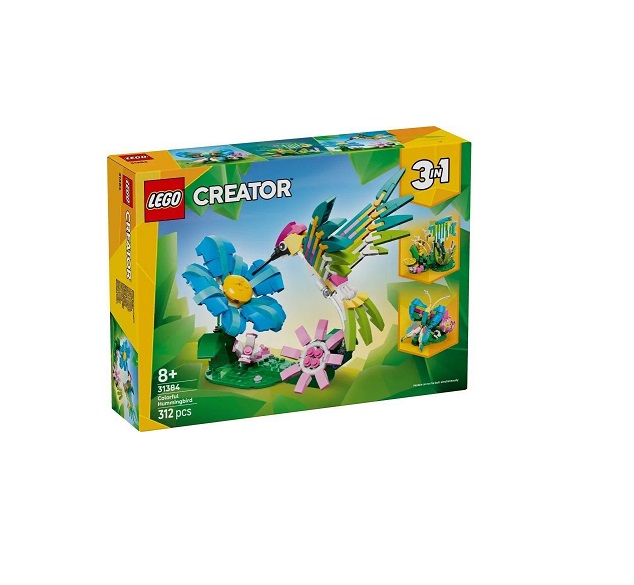 LEGO Creator 3in1 Wild Animals: Colorful Hummingbird (31384)