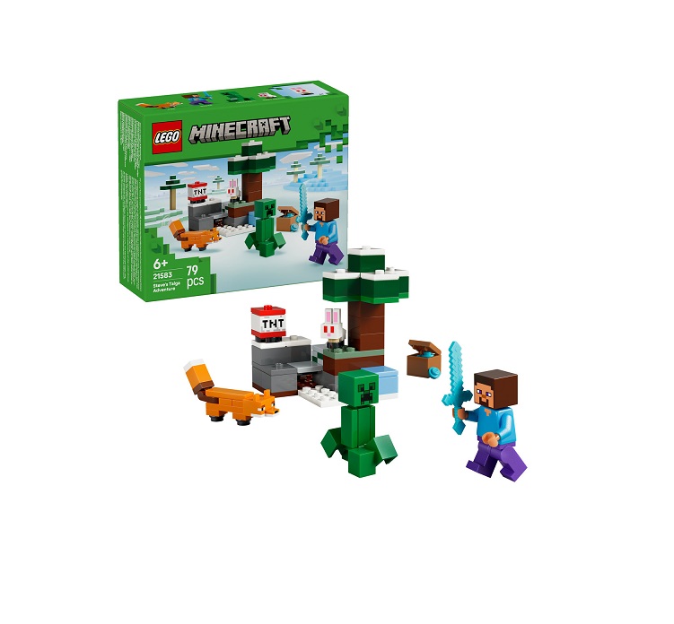 LEGO Minecraft Steve's Taiga Adventure 21583 - Image 2