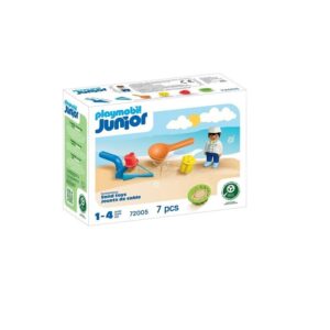 Playmobil Junior Παιχνίδια Στην Άμμο Με Τον Παγωτατζή 72005