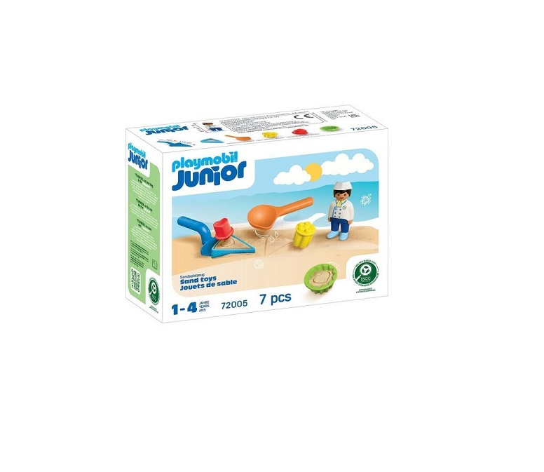 Playmobil Junior Παιχνίδια Στην Άμμο Με Τον Παγωτατζή 72005