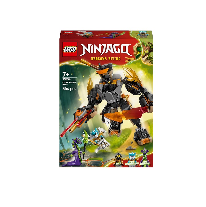 LEGO Ninjago Cole's Mission Mech & Dragon Zane 71854