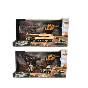 Φιγούρα Στρατιώτη Με 3 Στρατιωτικά Οχήματα, Ήχο & Φως 0153171