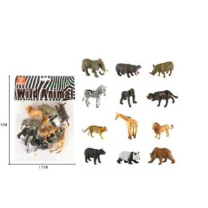 Σετ Παιχνιδιού Με Άγρια Ζώα 12τμχ 0153174