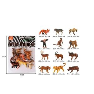 Σετ Παιχνιδιού Με Άγρια Ζώα 12τμχ 0153175