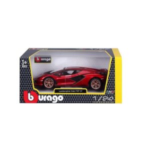 Bburago 1/24 Plus Lamborghini Sian FKP 37 Red Μεταλλική Μινιατούρα (21099-R)