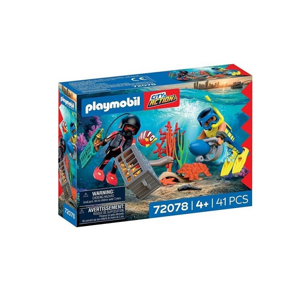 Playmobil City Action Υποβρύχια Επιχείρηση Αστυνομίας 72078