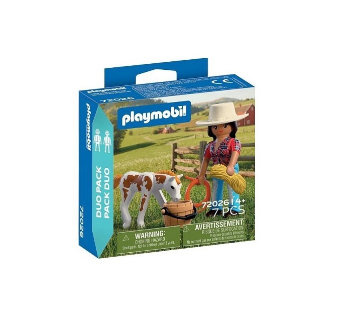 Playmobil Duo Pack Αναβάτρια Και Πουλάρι 72026