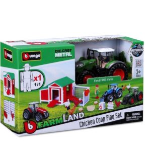 Bburago Τρακτέρ Farmland chicken coop Playset 18/31681