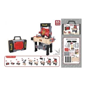 Βαλιτσάκι-Πάγκος Εργασίας Με Εργαλεία 65τμχ 46x17x35cm  8035A