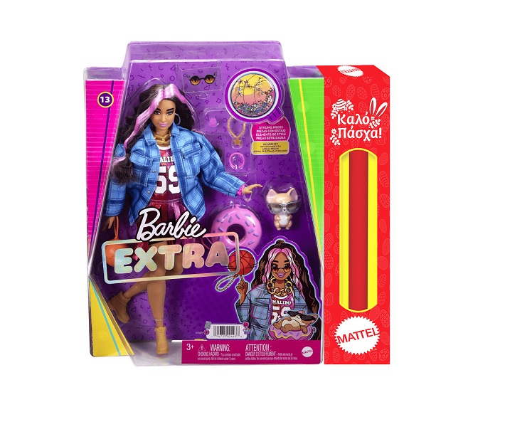 ΠΑΙΧΝΙΔΟΛΑΜΠΑΔΑ BARBIE EXTRA BASKETBALL JERSEY (HDJ46)