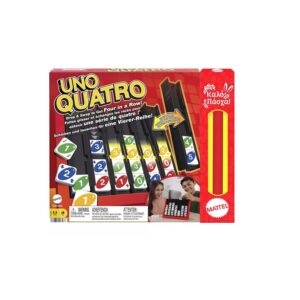 Παιχνιδολαμπάδα Mattel Επιτραπέζιο Παιχνίδι 16 Uno Quatro για 2-4 Παίκτες HPF82