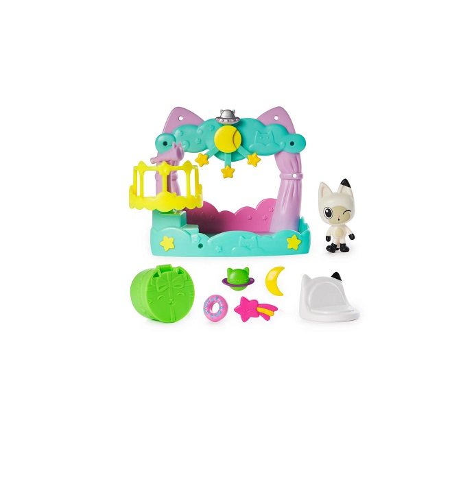 Spin Master Gabbys Dollhouse: Cat-Errific Celebration Pandy Paws Dreamy Lookout Balcony Set 20146519 - Image 2