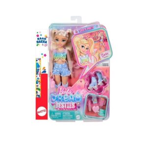 Παιχνιδολαμπάδα Barbie Dream Besties Κούκλα Roller Skate Malibu (JFX96)
