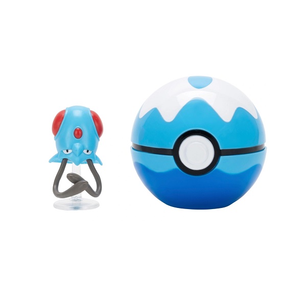 Jazwares Pokemon Clip ‘N Go Tentacool And Dive Ball - Περιλαμβάνει Φιγούρα Μάχης 2 Ιντσών   PKW4152 - Image 4