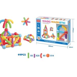 Zita Toys Μαγνητικό Παιχνίδι Κατασκευών  005.54B
