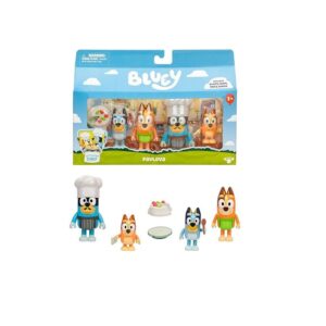 Giochi Preziosi Bluey Pavlova Let's Play Chef, Chilli, Bandit & Bingo  BLYA6000