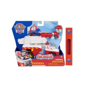 Παιχνιδολαμπάδα Paw Patrol Rescue Wheels: Όχημα Πυροσβεστικό και Φιγούρα - Marshall (20151507)