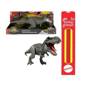 ΠΑΙΧΝΙΔΟΛΑΜΠΑΔΑ  JURASSIC WORLD REBIRTH POWER DEVOUR - T-REX ΜΕ ΕΠΑΝΑΛΑΜΒΑΝΟΜΕΝΟ ΔΑΓΚΩΜΑ ΚΑΙ ΗΧΟΥΣ (JCH02)