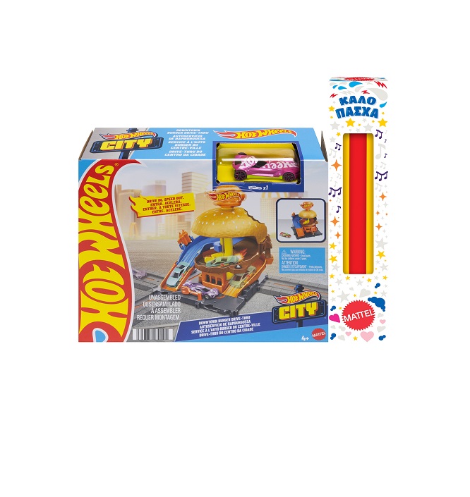 Παιχνιδολαμπάδα HOT WHEELS ΠΙΣΤΕΣ CITY HDR24