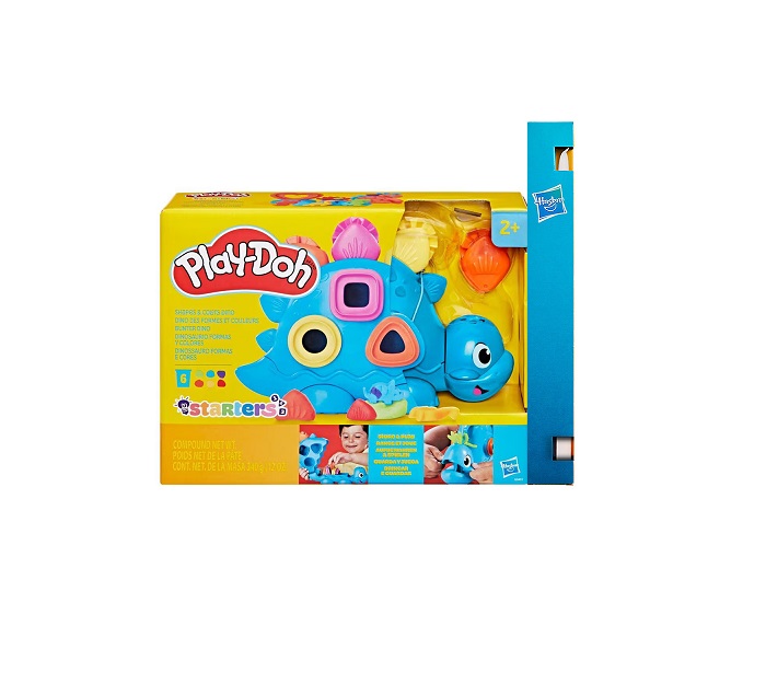 ΠΑΙΧΝΙΔΟΛΑΜΠΑΔΑ PLAY-DOH ΣΕΤ SHAPES AND COLORS DINO (G0491)