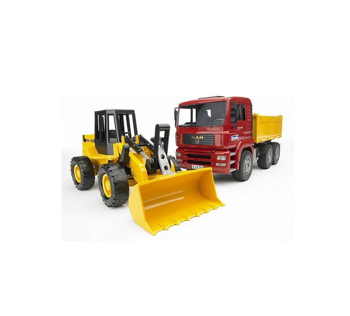 Bruder Όχημα Χωματουργικό Man με Φορτωτή Σετ με Φορτηγό 1:16  BR002752 - Image 3