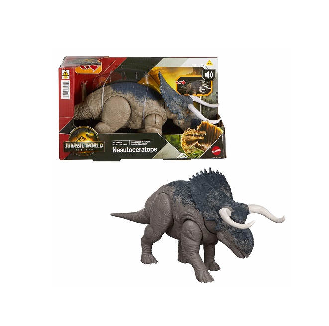 Φιγούρα Δράσης Nasutoceratops Jurassic World Δεινόσαυρος με Ήχους 30εκ. JGC81 - Image 2