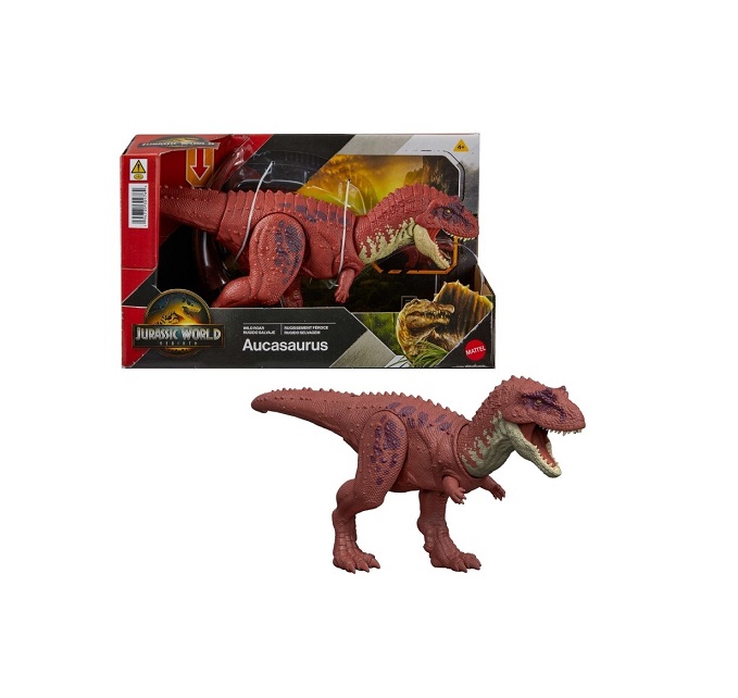 Jurassic World Rebirth Δεινόσαυροι Κινούμενα Μέλη Λειτουργία Επίθεσης Ήχους Aucasaurus JGB88