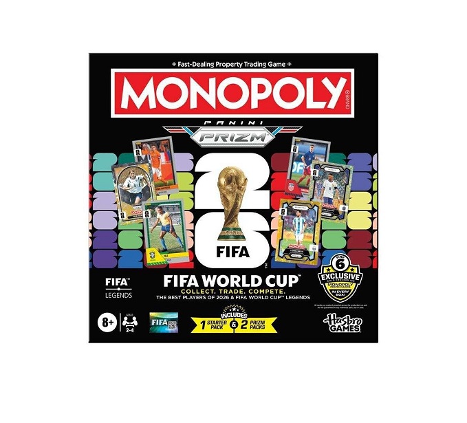 Επιτραπέζιο Παιχνίδι Monopoly Panini Prizm: FIFA World Cup για 2-4 Παίκτες G2633