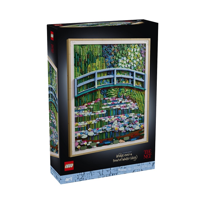 LEGO Art Claude Monet – Bridge over a Pond of Water Lilies 31220