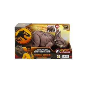 Mattel Jurassic World Δεινόσαυροι Με Κινούμενα Μέλη – Pachyrhinosaurus HLP14