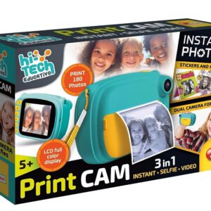 Real Fun Toys Cam 3 In 1 Instant Selfie Video Compact Φωτογραφική Μηχανή Οπτικού Ζουμ 25x με Οθόνη 3" Θερμικής Εκτύπωσης 101047