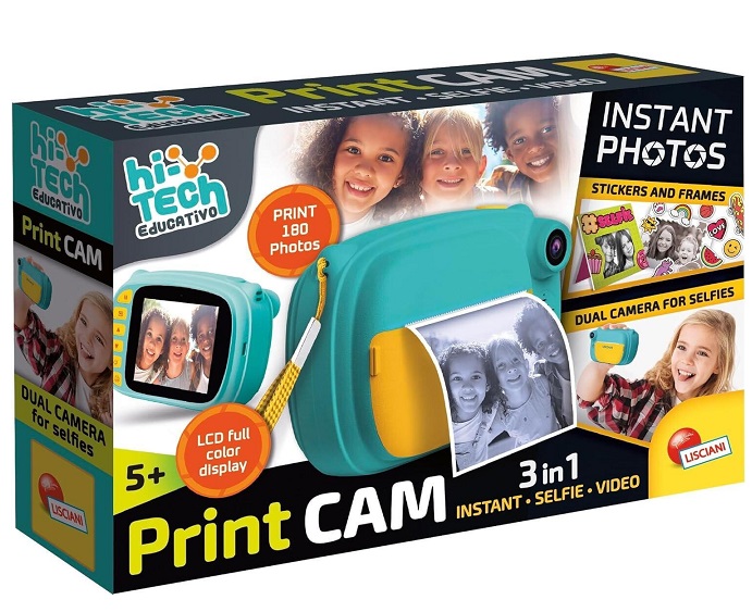 Real Fun Toys Cam 3 In 1 Instant Selfie Video Compact Φωτογραφική Μηχανή Οπτικού Ζουμ 25x με Οθόνη 3" Θερμικής Εκτύπωσης 101047