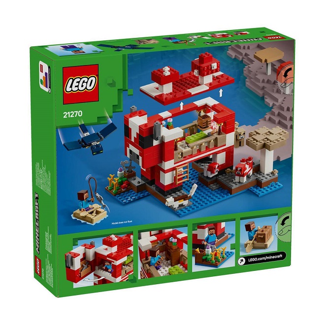 LEGO Minecraft The Mooshroom House 21270 - Image 3
