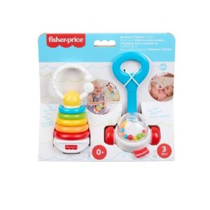 Fisher Price Κουδουνίστρες Κλασικά Παιχνίδια – Σετ Των 2 (JKP54)